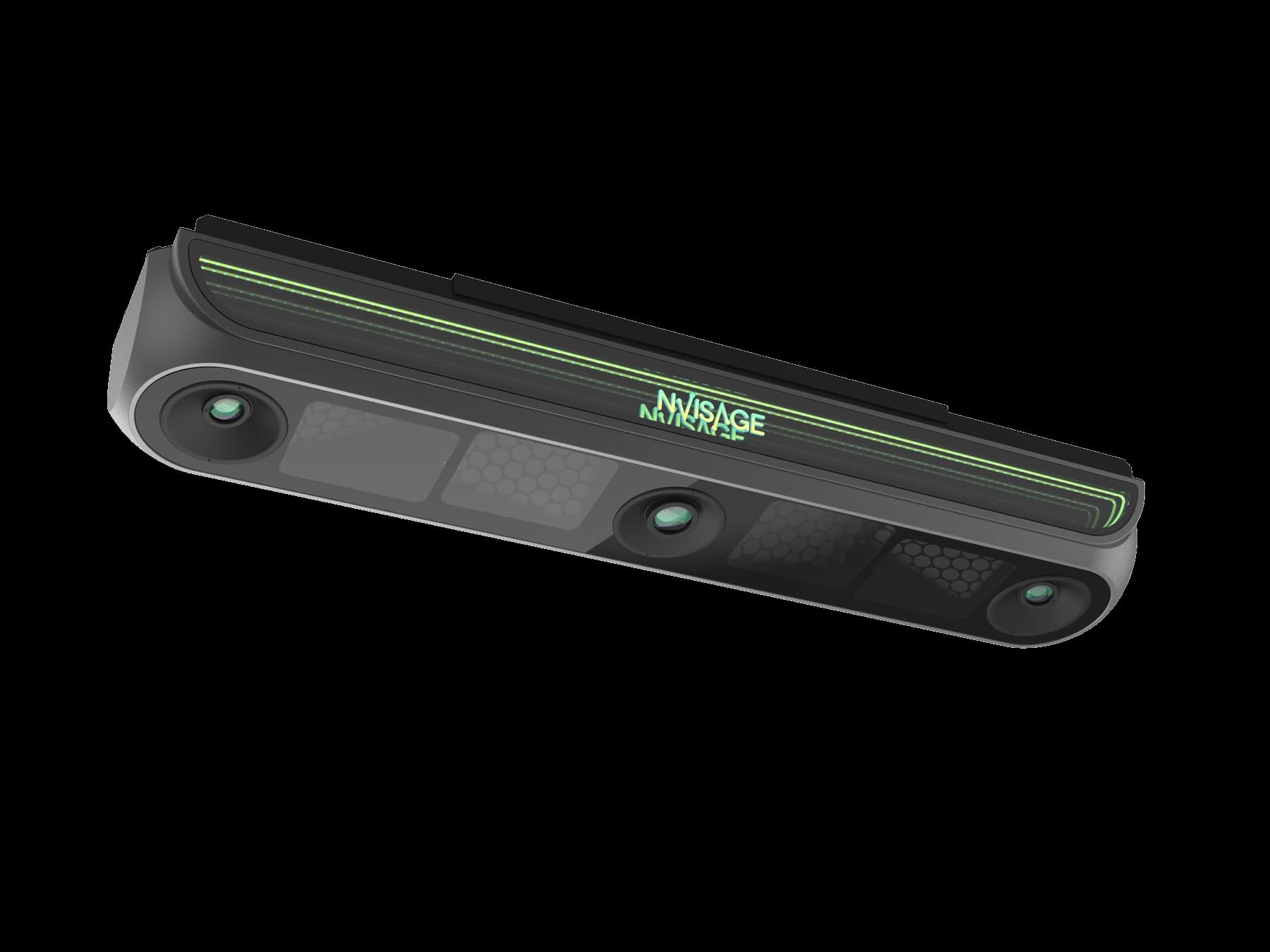 NVISAGE N2 premium overhead launch monitor, three-camera architecture