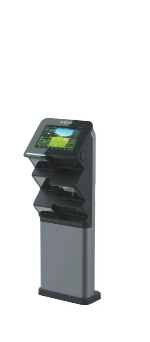 NVISAGE NEO-T floor-mounted launch monitor with built-in touchscreen